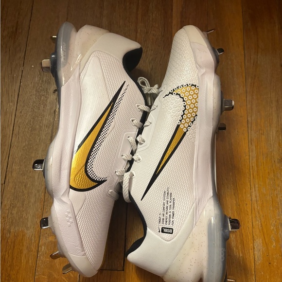 Nike Other - Nike Men's Force Zoom Trout 7 CQ7224-106 White Lace Up Baseball Cleats Sizes